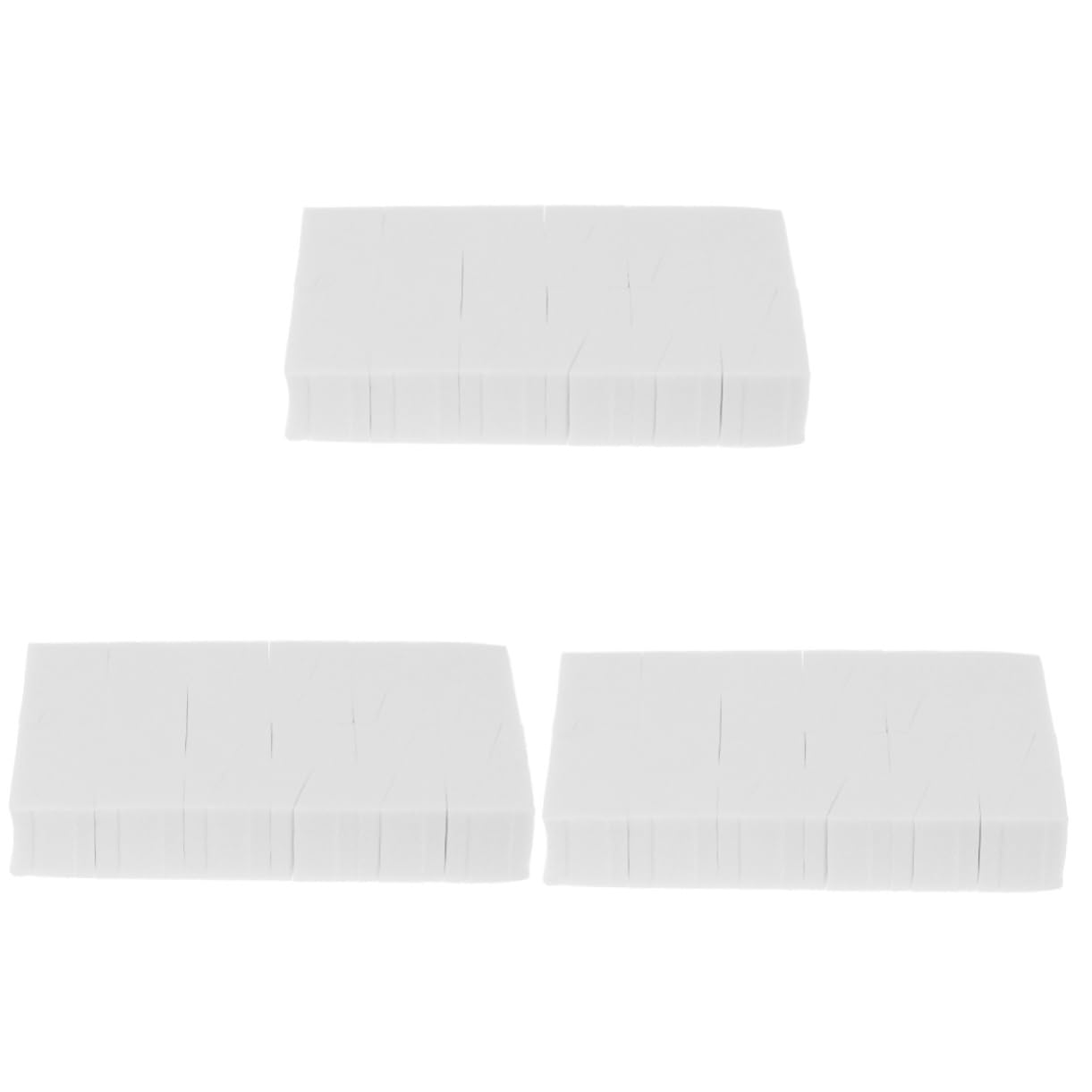FRCOLOR 144pezzi Spugne Cosmetiche Trapezoidali Per Fondotinta e Pulizia Viso Strumento Professionale Per Makeup Morbide e Riutilizzabili Adatte Tutti Tipi