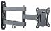 Produktbild PureMounts FM12-100 Wandhalterung für TV Geräte mit 33-69cm (13-27"), VESA: 100x100, neigbar: 3°/-12°, schwenkbar: +/-90°, Wandabstand: 65-408mm, Traglast max: 25kg, schwarz