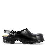 SIKA Unisex-Clogs für medizinisches Pflegepersonal,Sicherheitsschuhe für Küchenpersonal mit Zehenkappe,rutschfeste Clog für Krankenhäuser,leichte Lederschuhe,bequeme Schuhe für das Gastgewerbe(HORECA)