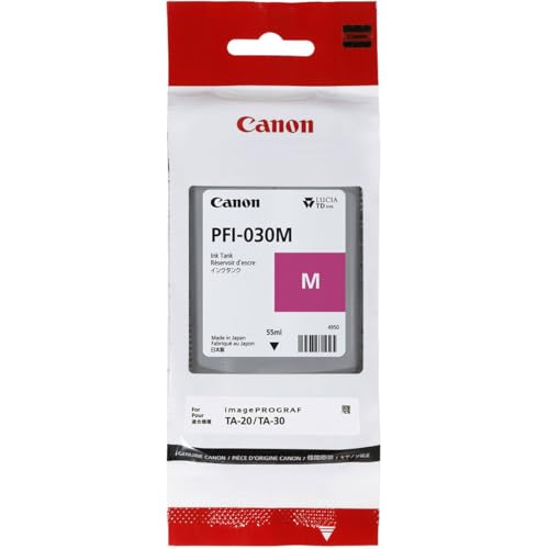 Image of Canon Magenta Ink 55ml (PFI-030M) for Canon Imageprograf Ta-20 and Ta-30