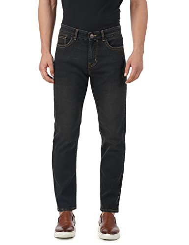 Image of INKD Men's Stretchable Regular Fit Contrast Stitch Jeans