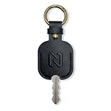 NAPHYLAIFA Leather Car Key Sleeve, Vintage Broken Car Key Loop Replacement, House Key Cover Protector for Men & Women