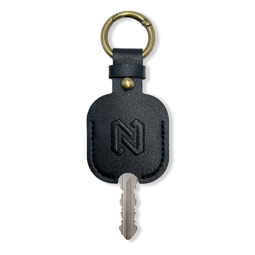 NAPHYLAIFA Leather Car Key Sleeve, Vintage Broken Loop Replacement, House Cover Protector for Men & Women
