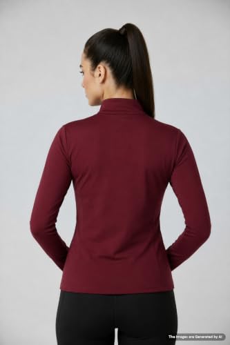 Image of PUMP'D Women's Jacket | Slim Fit | Thumb Hole Open Sleeve | With zipper | Perfect for workout