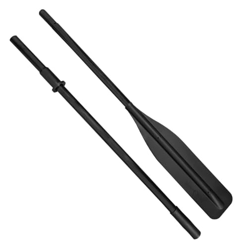 Oceansouth Flat Blade Boat Oars with Oar Sleeves 2 Pieces Detachable (1 Pair) (Oar Length 6.5')