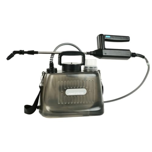 Rhljgbs 電動噴霧器 噴霧器 充電式 Type-C充電式 3種類のノズル タンク ホース付き 電動スプレー 伸縮式パイプ 軽量 ポータブル コードレス 霧吹き 連続自動噴霧 圧力調整可 除草剤 充電 害虫駆除 農薬 除草 肥料 家庭用 (5L水タンク