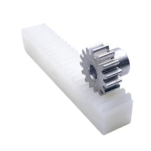 Cylindrical Drive 1pcs 1 Module 15 Teeth Spur Gear with 70mm Gear Rack 15T 5mm Bore Aluminum Gear Plastic Nylon Rack DIY Lifting Toy Parts Rack Machinery