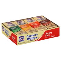 Lance Captain's Wafers Crackers, Variety Pack,11oz, (pack of 2)