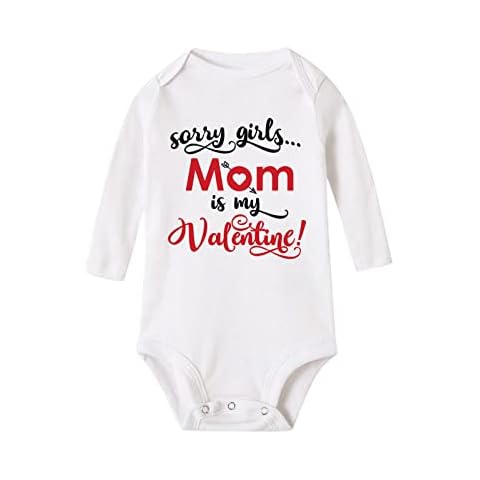 Baby Valentine's Day Long Sleeve Bodysuit Cover
