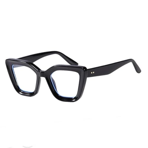 Monture de lunettes colorée tendance transparente avec rivets pour hommes et femmes