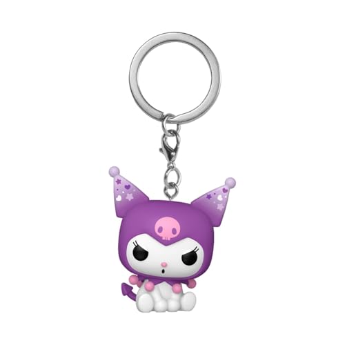 Listado de regalos hello kitty baratos - Genial! 4 Funko Pop! Keychain: K/Mystery Mini - Kuromi - Hello Kitty - Minifigura de Vinilo Coleccionable Llavero Original - Relleno de Calcetines - Idea...