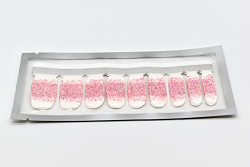 Bornbeauty 3Pcs Glitter Nail Wraps Polish Decal Strips With Nail File Adhesive Shine Nail Art Stickers Manicure Kits For Women Girls (4) #TOP7