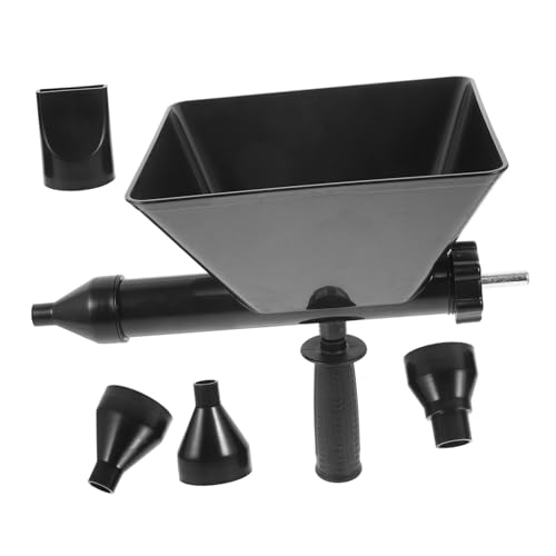 NUOBESTY 1Juego Lechada Eléctrica con Boquilla Desmontable Rellenar Grietas Antirrobo Carcasa Metálica Herramienta de Bricolaje Duradera
