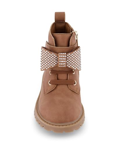 Jessica Simpson Toddler Girls Tan Cognac Sparkle Bow Boot 84
