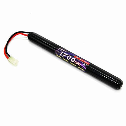 FCONEGY NiMH Battery 8.4V 1700mAh Stick Pack with Small Tamiya Plug for Airsoft Gun