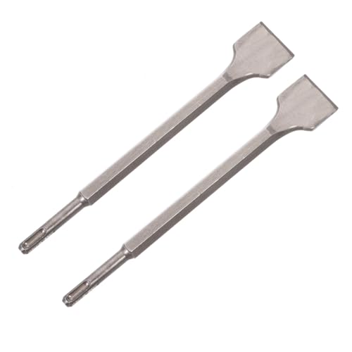 Homoyoyo 2 Piezas astilladora plana ensanchada brocas de cincel de aire broca para hormigón accesorios taladro accesorios para taladro cincel hexagonal piezas de taladro eléctrico