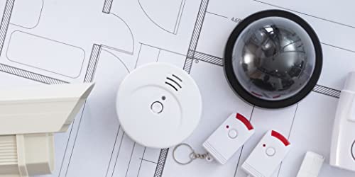 Mandala Crafts Fake Security Camera - Dummy Security Camera Cctv Dome Surveillance With Flashing Red Led Light For Home Business Indoor Outdoor Pack Of 4 #TOP6