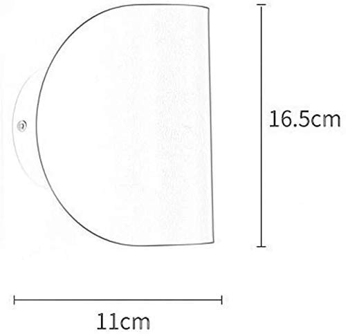 Aplique de pared LED de 3W luz de montaje en pared regulable para pasillo interior 6