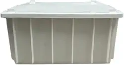 Caixa Plástica Frigorífica Multiuso 26L para Congelamento Câmara Fria Com tampa