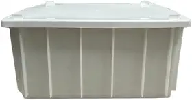 Caixa Plástica Frigorífica Multiuso 26L para Congelamento Câmara Fria Com tampa