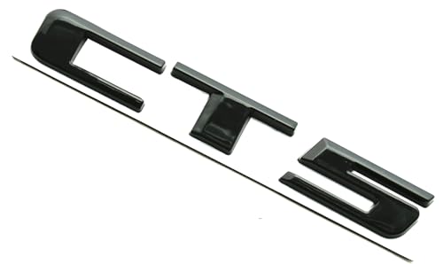 Image of 1x CT5 Letter Emblem Nameplate Sport Compatible with CT5 Rear Trunk Decklid Letter Badge (Glossy Black)