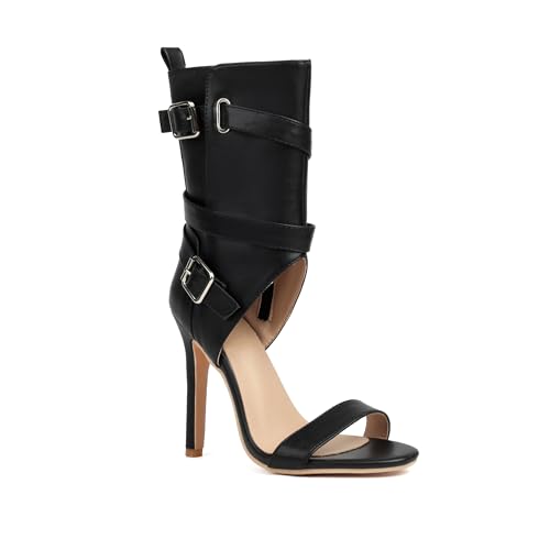 Image of ForeMode Fashion Women T-Strap High Heels Bow Platform Round Toe Pumps Leather Summer Sweet Shoes
