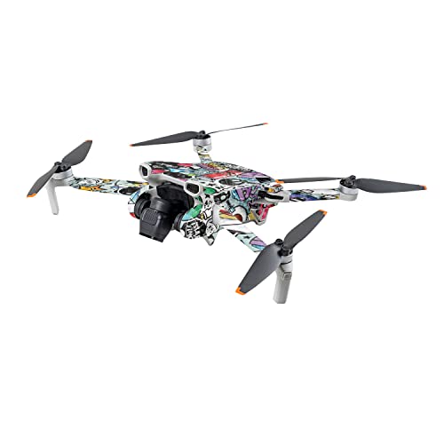 Image of MightySkins Carbon Fiber Skin Compatible with DJI Mini 3 - Oddballs | Protective, Durable Textured Carbon Fiber Finish | Easy to Apply | Made in The USA
