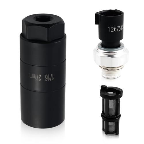 Engine Oil Pressure Sensor Socket OEM#12673134,Car Oil Sending Unit & Oils Pressure Switch Socket Compatible with Hummer Buick GMC,Oils Sensor Sockets Car Accessories with 3/8