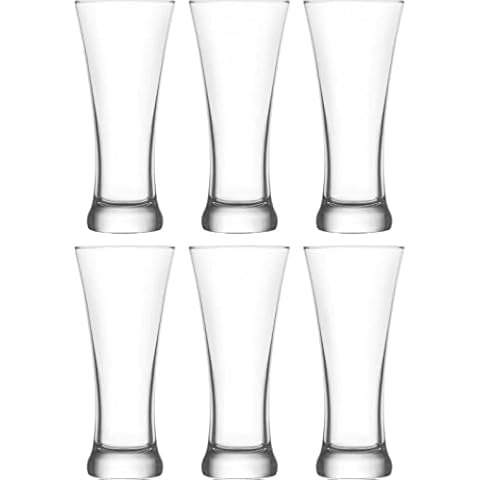 6 Piece Classic Pilsner Beer Glass Set Cover