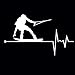 Adesivo per auto Wakeboard nel mio battito cardiaco   Adesivo per auto 14.5Cm*8.6Cm