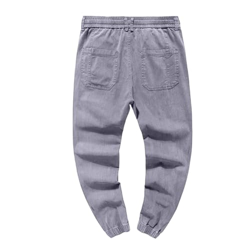Pantalon cargo de combat noir homme décontracté multi-poches - 4