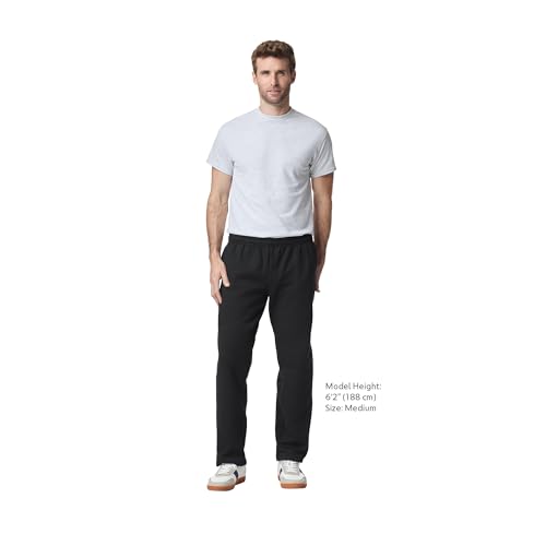 Gildan Adult Fleece Open Bottom Sweatpants with Pockets, Style G18300