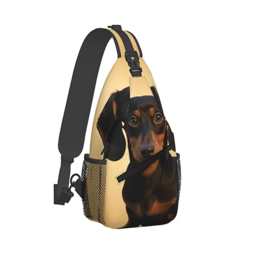 Mochila pequeña tipo bandolera para pecho unisex