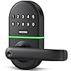 Smart Keypad Door Lock with Handle: NICE DIGI Keyless Entry Digital Lock for Front/Interior Door, Electronic Code Knob, Easy Installation