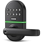 Smart Keypad Door Lock with Handle: NICE DIGI Keyless Entry Digital Lock for Front/Interior Door, Electronic Code Knob, Easy Installation