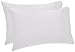 Pinzon 400-Thread-Count Hemstitch Egyptian Cotton Pillowcases - Standard, White (Set of 2)