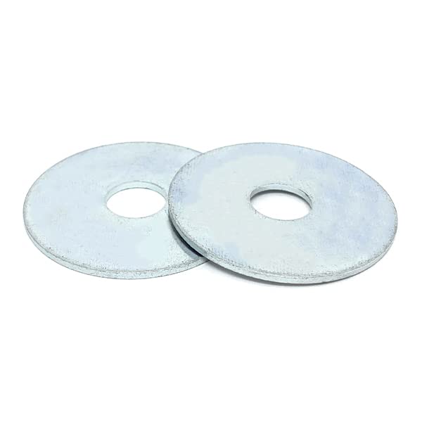 (930 Pieces) 1/2"x2 Steel 1/16" Thick Fender Washers Zinc