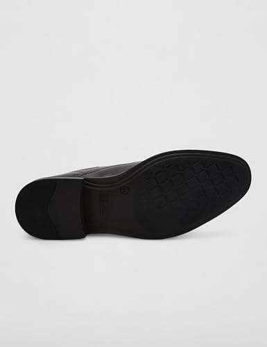 Image of Lee Cooper LC9252E Men's Leather Derby Formal Shoes | Lightweight, Comfortable & Stylish Lace-Ups for Office, Business
