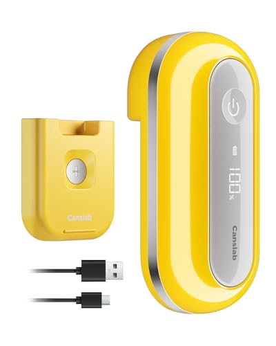 Ouvre-boîte électrique Canslab rétro rechargeable USB avec indicateur LED de batterie
