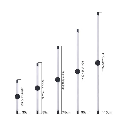Lampara de pared interior orientable de acrilico con iluminacion LED de 95 cm 6
