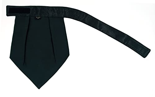 Image of formal cravat set for men with pocket square Men's Cravat Necktie, Self Design Microfiber Dark Multi color Free Size