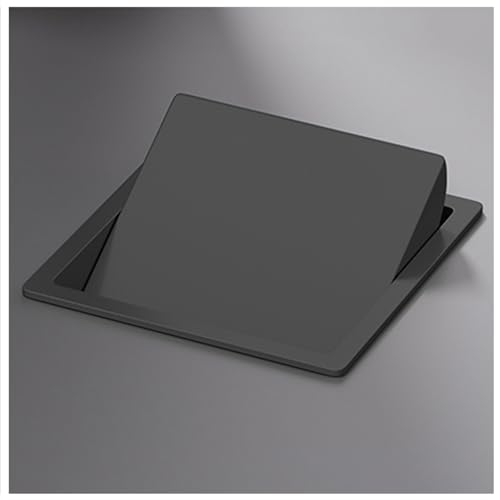 Bote de basura empotrado de acero inoxidable para encimera, conducto de basura integrado, armario de cocina, papelera integrada con tapa oscilante, contenedor de basura para baño, hotel, restaurante