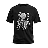 Generic T-Shirt Sanji Gift for Men Vinsmoke Sleeve Tee Boy Shirt Family Novelty Shirts Short Event Women Friend Unisex Big Girl Multicoloured