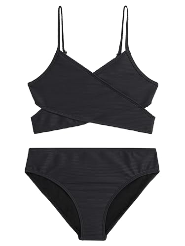 Image of Kanu Surf Girls' Coral Reef Beach Sport Wrap Around Bikini 2-piece Swimsuit