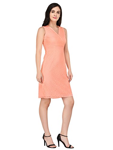 Image of Purys Women's Synthetic A-Line Knee-Length Dress