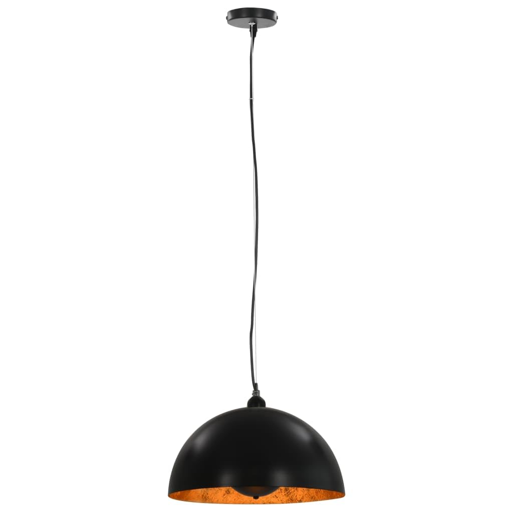 VidaXL 2x Hängeleuchten Metall Kupfer - Pendellampen, E27, Für Deckenmontage