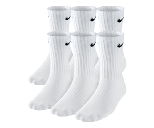 NIKE Boys' Performance Cushion Crew Socks with Band (3 Pairs)