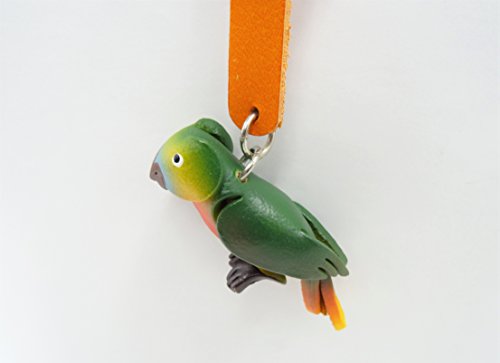 本革 CrazyCatのキーホルダー