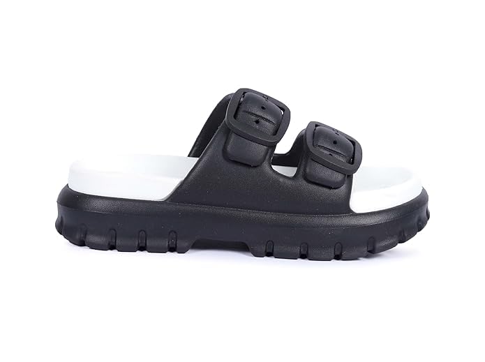 Image of Richmen Women Adjustable Open Toe Slide Sandals Flip Flops EVA Summer Slippers Non-Slip Buckle Clog Mules for Girls