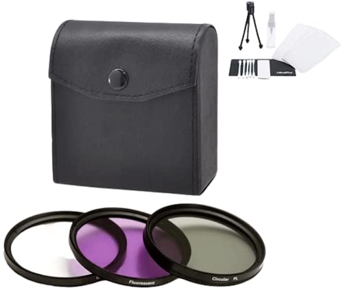 Ultrapro 40.5Mm High-Resolution Filter Kit (Uv, Cpl, Fld) For The Pentax Q-S1 Digital Camera With 5-15Mm Lens With Filter Carry Case. Bundle Includes: Cleaning Kit, Lcd Screen Protector, Mini Tripod #TOP4